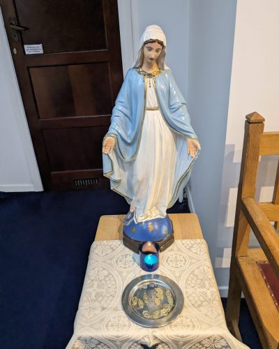 Miraculous Medal statue